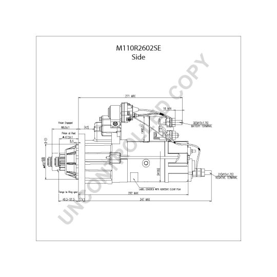 M110R2602SE - Startmotor 