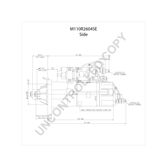 M110R2604SE - Startmotor 