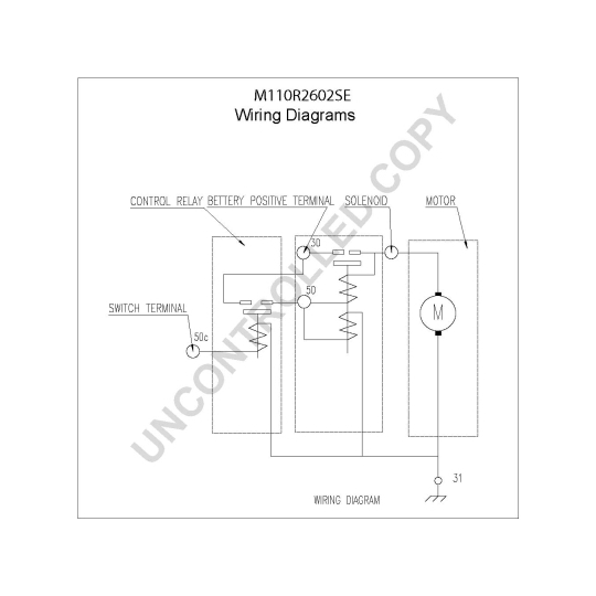 M110R2602SE - Startmotor 