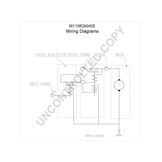 M110R2604SE - Startmotor 