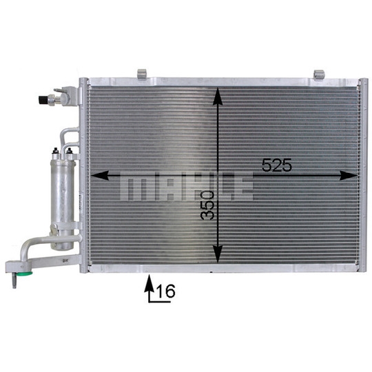 AC 7 000P - Condenser, air conditioning 