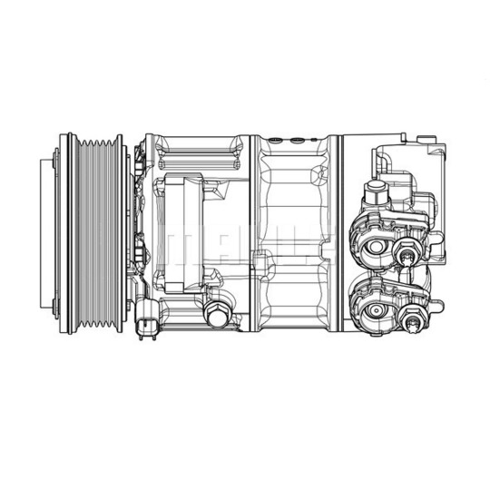 ACP 654 000P - Kompressori, ilmastointilaite 