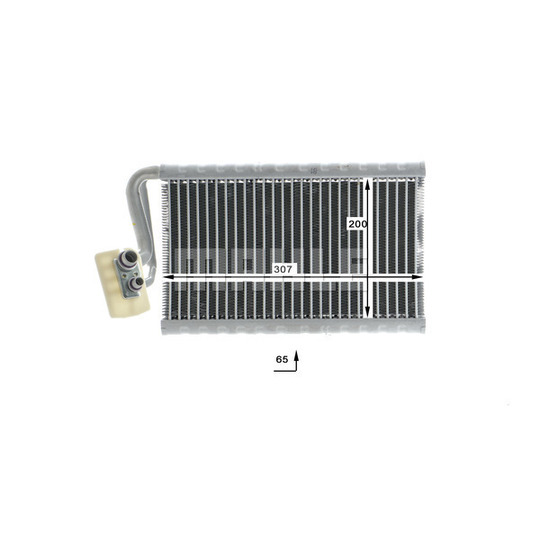 AE 167 000P - Evaporator, air conditioning 