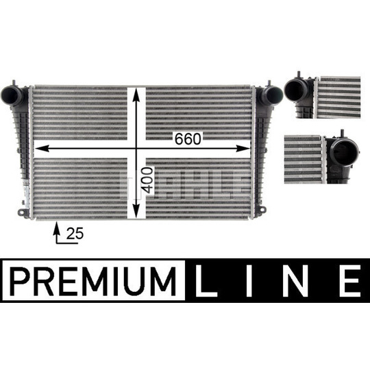 CI 365 000P - Intercooler, charger 