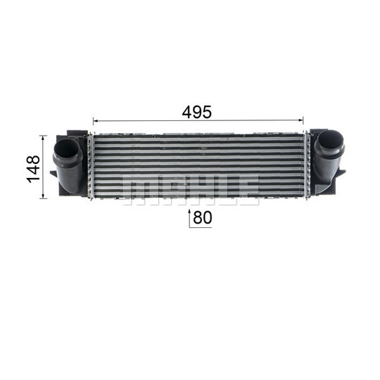 CI 149 000P - Intercooler, charger 