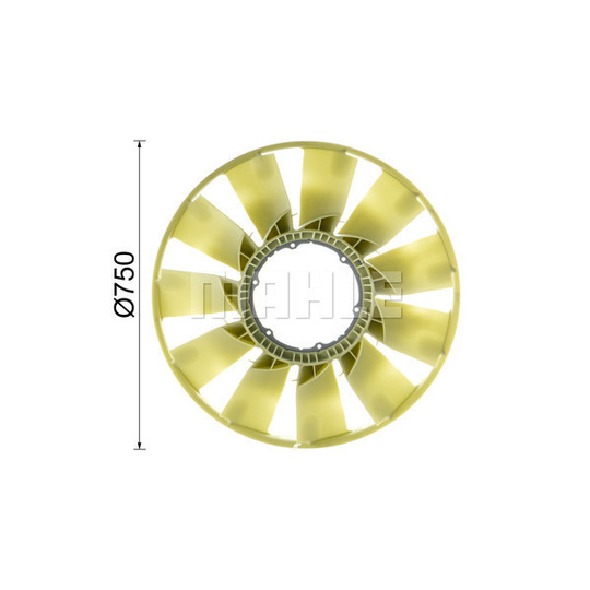 CFF 558 000P - Fläkt, kylare 