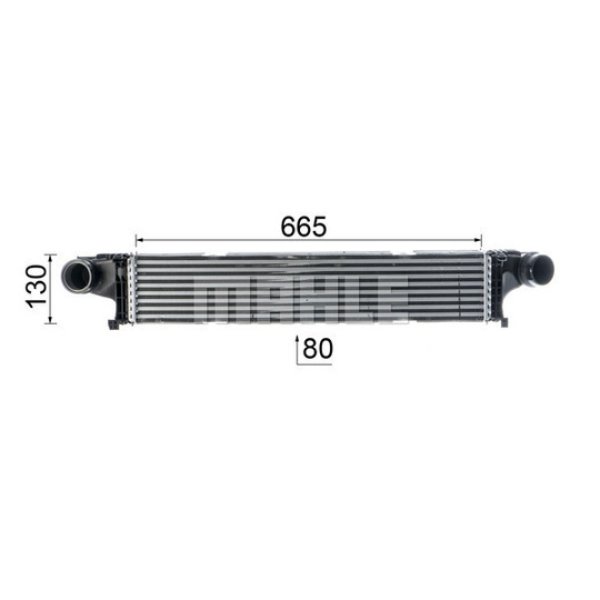 CI 145 000P - Intercooler, charger 