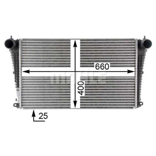 CI 365 000P - Intercooler, charger 