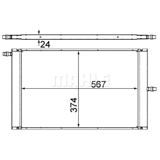 CIR 7 000P - Low Temperature Cooler, intercooler 