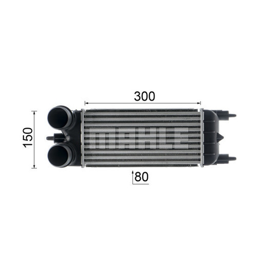 CI 525 000P - Kompressoriõhu radiaator 