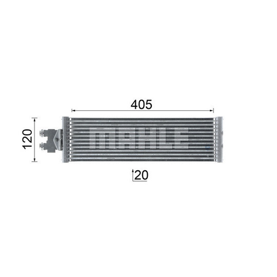 CLC 295 000P - Oil Cooler, automatic transmission 