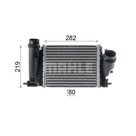 CI 415 000P - Intercooler, charger 