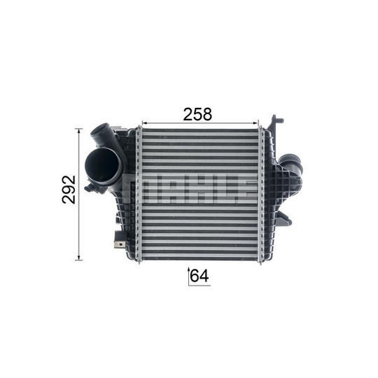 CI 640 000P - Intercooler, charger 