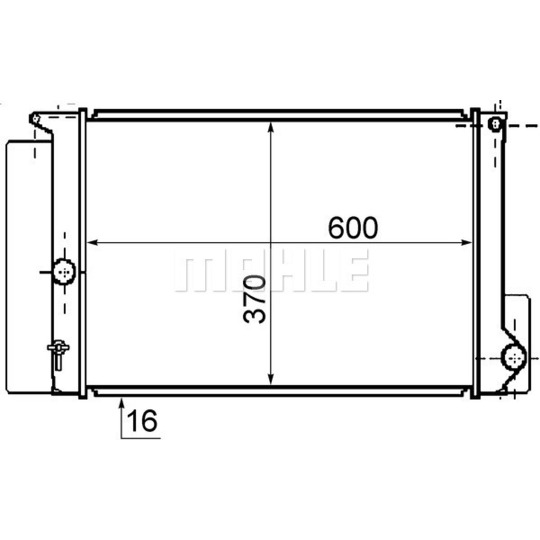 CR 1078 000S - Radiator, engine cooling 