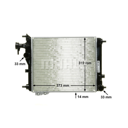 CR 1115 000P - Radiator, engine cooling 