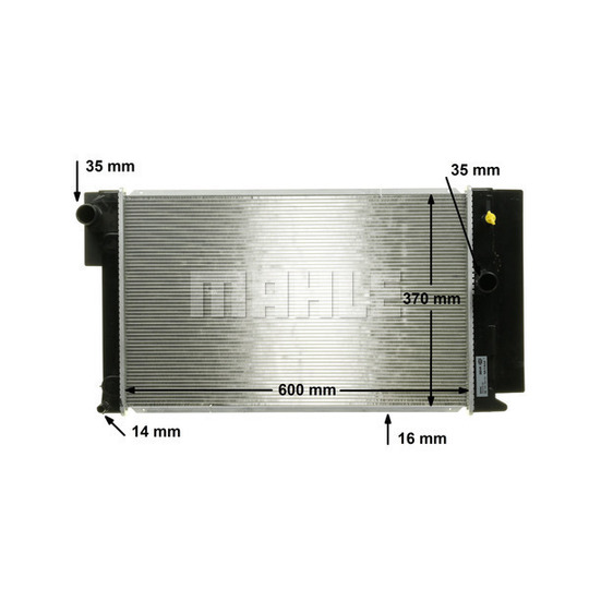 CR 1078 000S - Radiaator,mootorijahutus 