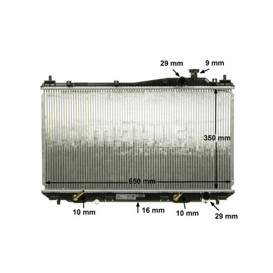 CR 1070 000S - Radiator, engine cooling 