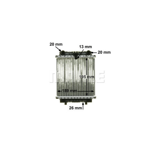 CR 1202 000P - Radiaator,mootorijahutus 