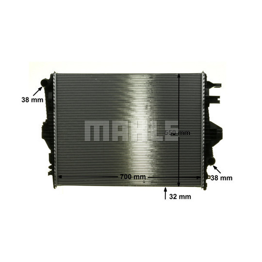 CR 1183 000P - Radiator, engine cooling 