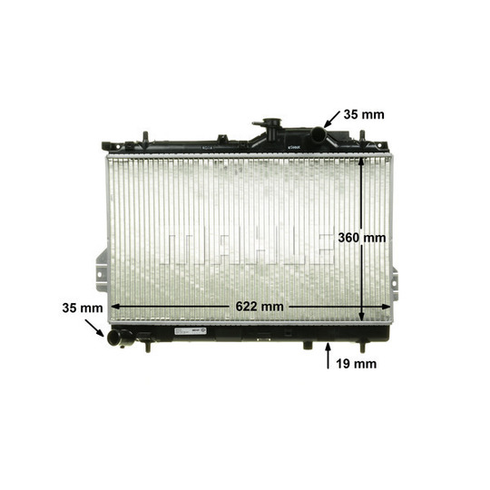 CR 1294 000P - Radiator, engine cooling 