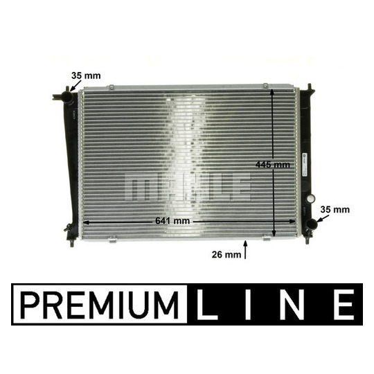 CR 1316 000P - Radiator, engine cooling 