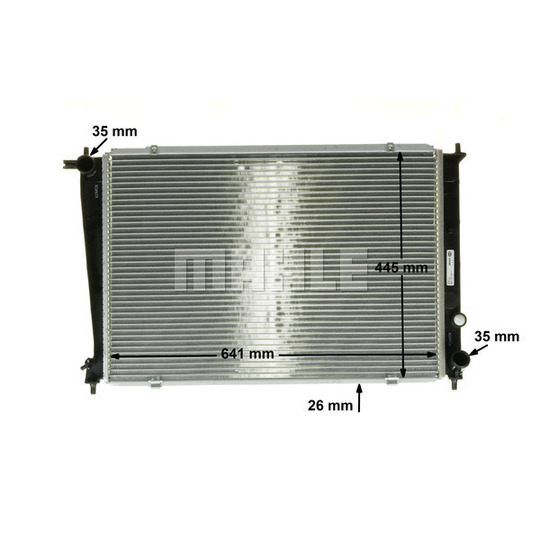 CR 1316 000P - Radiator, engine cooling 