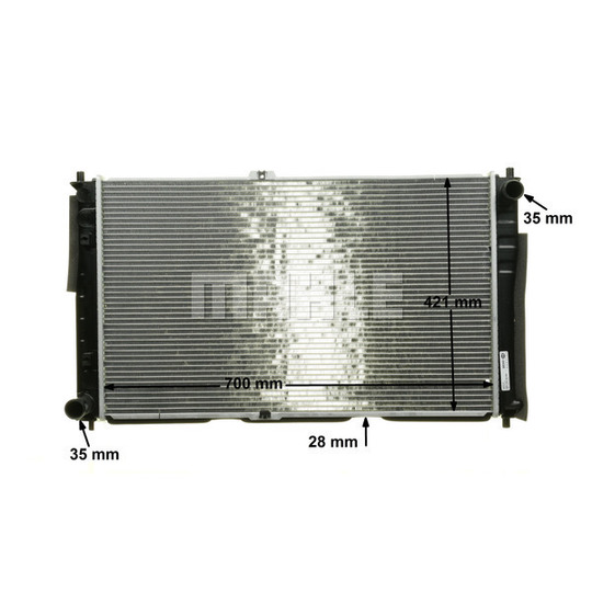 CR 1330 000P - Radiator, engine cooling 