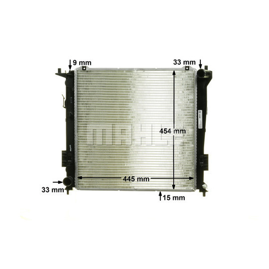 CR 1320 000P - Radiator, engine cooling 