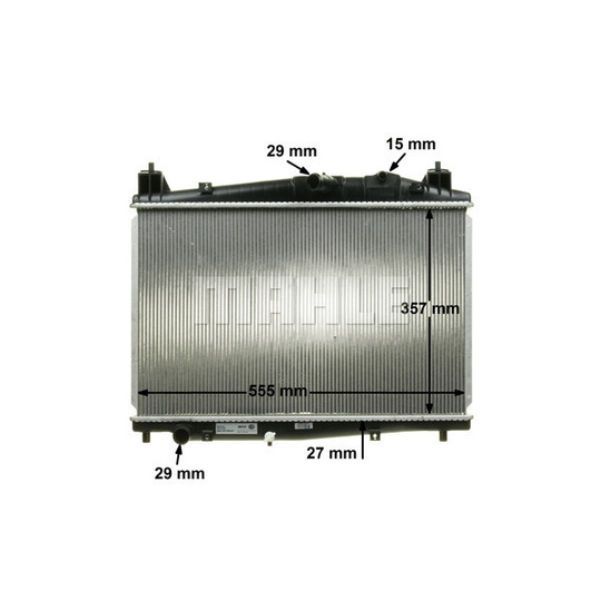 CR 1887 000S - Radiaator,mootorijahutus 