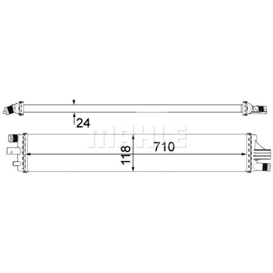 CR 2163 000P - Radiator, engine cooling 