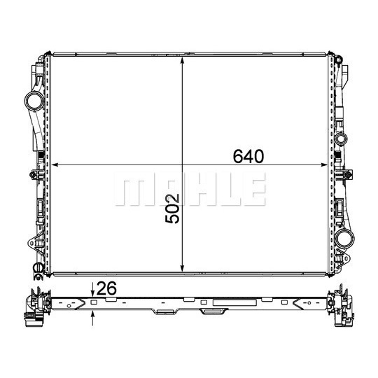 CR 2172 000P - Radiaator,mootorijahutus 