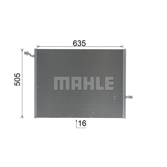 CR 2099 000P - Radiator, engine cooling 