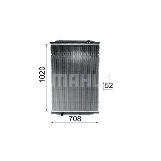 CR 2391 000P - Radiator, engine cooling 