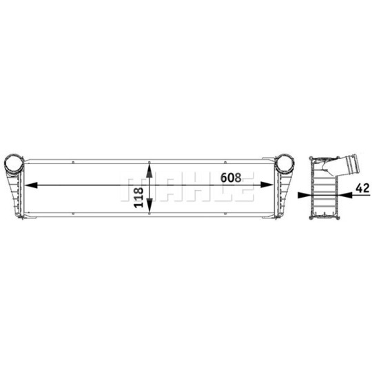 CR 778 000P - Radiator, engine cooling 