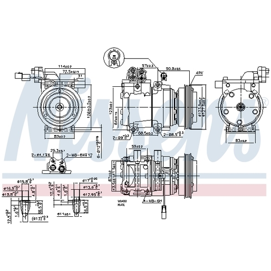 89291 - Compressor, air conditioning 