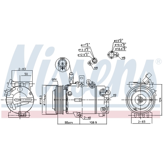 890242 - Compressor, air conditioning 
