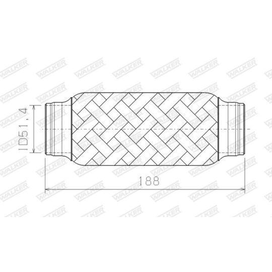 05320 - Corrugated Pipe, exhaust system 