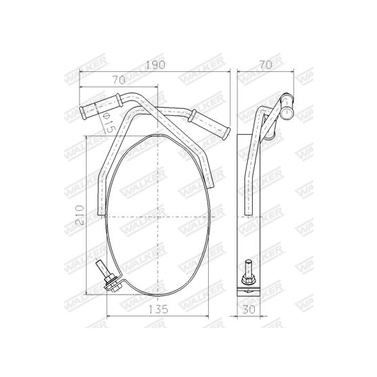 80605 - Holder, exhaust system 