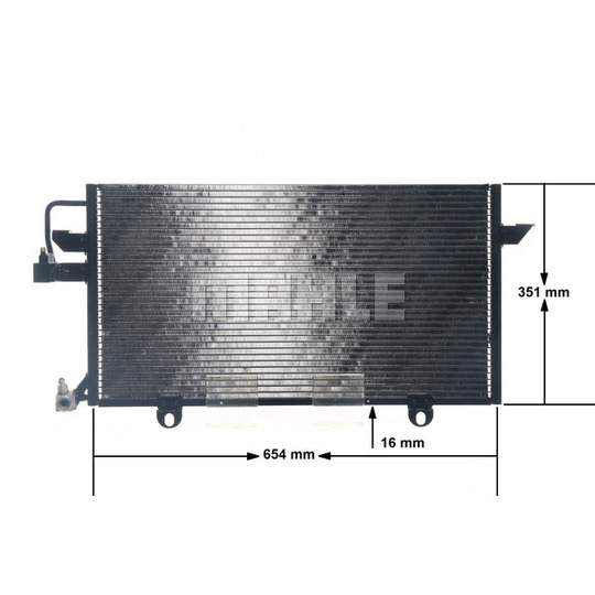 AC 157 000S - Lauhdutin, ilmastointilaite 