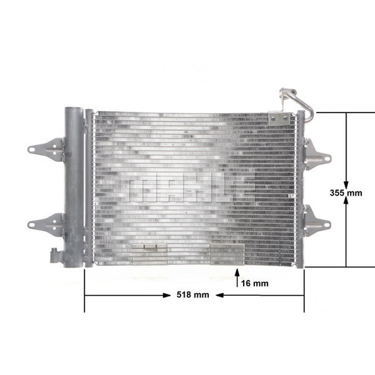 AC 359 000S - Condenser, air conditioning 