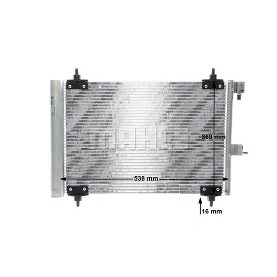 AC 323 000S - Condenser, air conditioning 