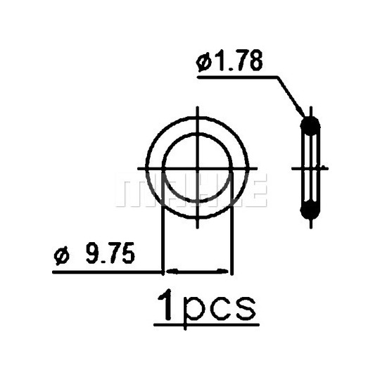 AC 376 000P - Condenser, air conditioning 