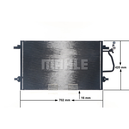 AC 181 000S - Condenser, air conditioning 