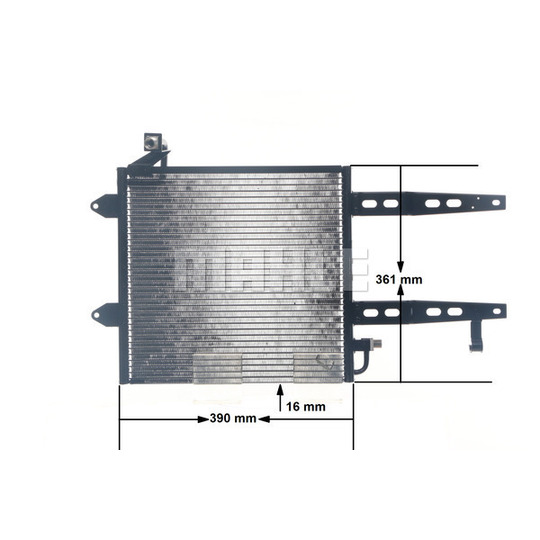 AC 216 000S - Condenser, air conditioning 