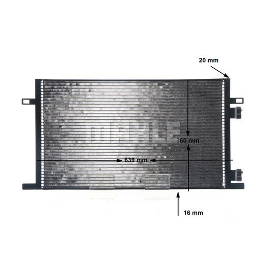 AC 278 000S - Condenser, air conditioning 