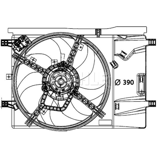 ACF 37 000P - Fan, radiator 