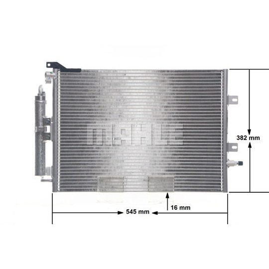 AC 720 000S - Condenser, air conditioning 