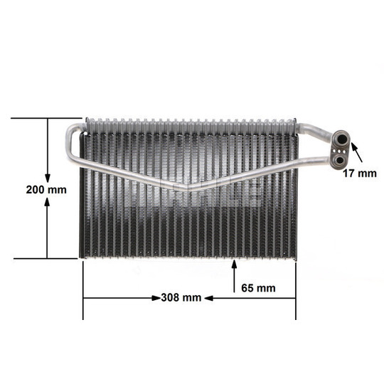 AE 67 000S - Evaporator, air conditioning 