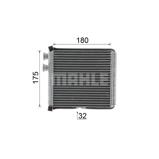 AH 298 000P - Heat Exchanger, interior heating 