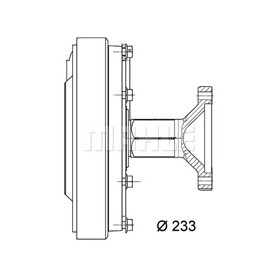 CFC 15 000P - Sidur, radiaatoriventilaator 